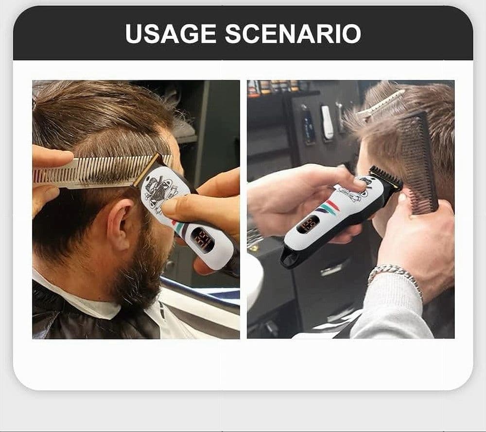 VGR V-971 Tagliacapelli Professionale Trimmer Barber Rasoio Regolabarba - 13
