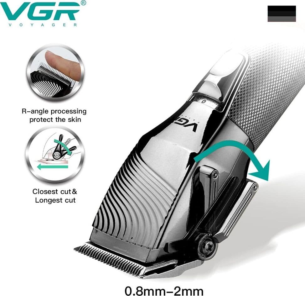 Tagliacapelli Professionale VGR V-280 – Clipper Barber Rasoio Regolabarba - 13