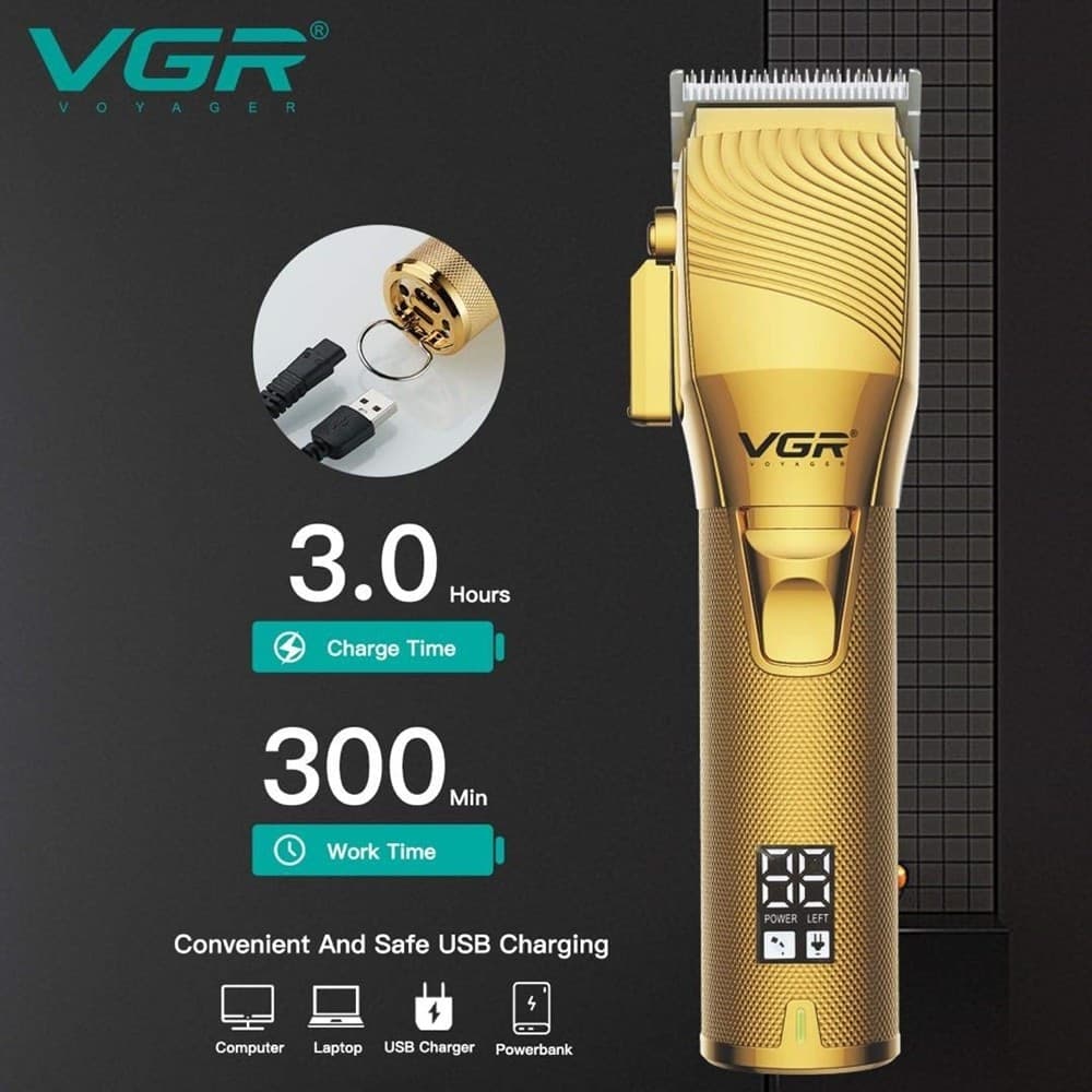 Tagliacapelli Professionale VGR V-280 – Clipper Barber Rasoio Regolabarba - 18