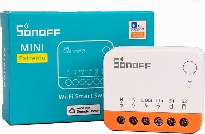 MINI R4 EXTREME WIFI SMART COMPATIBILE CONTROLLO APP ALEXA GOOGLE HOME SONOFF - 2
