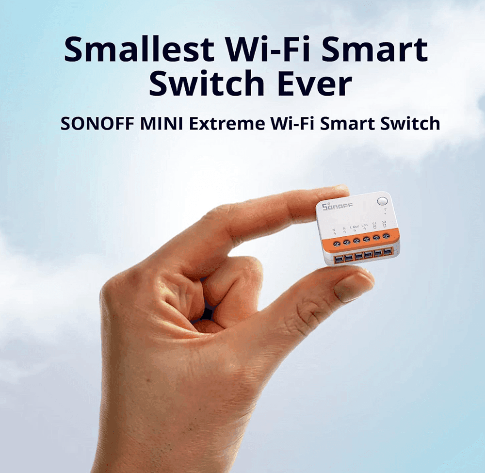 MINI R4 EXTREME WIFI SMART COMPATIBILE CONTROLLO APP ALEXA GOOGLE HOME SONOFF - 4