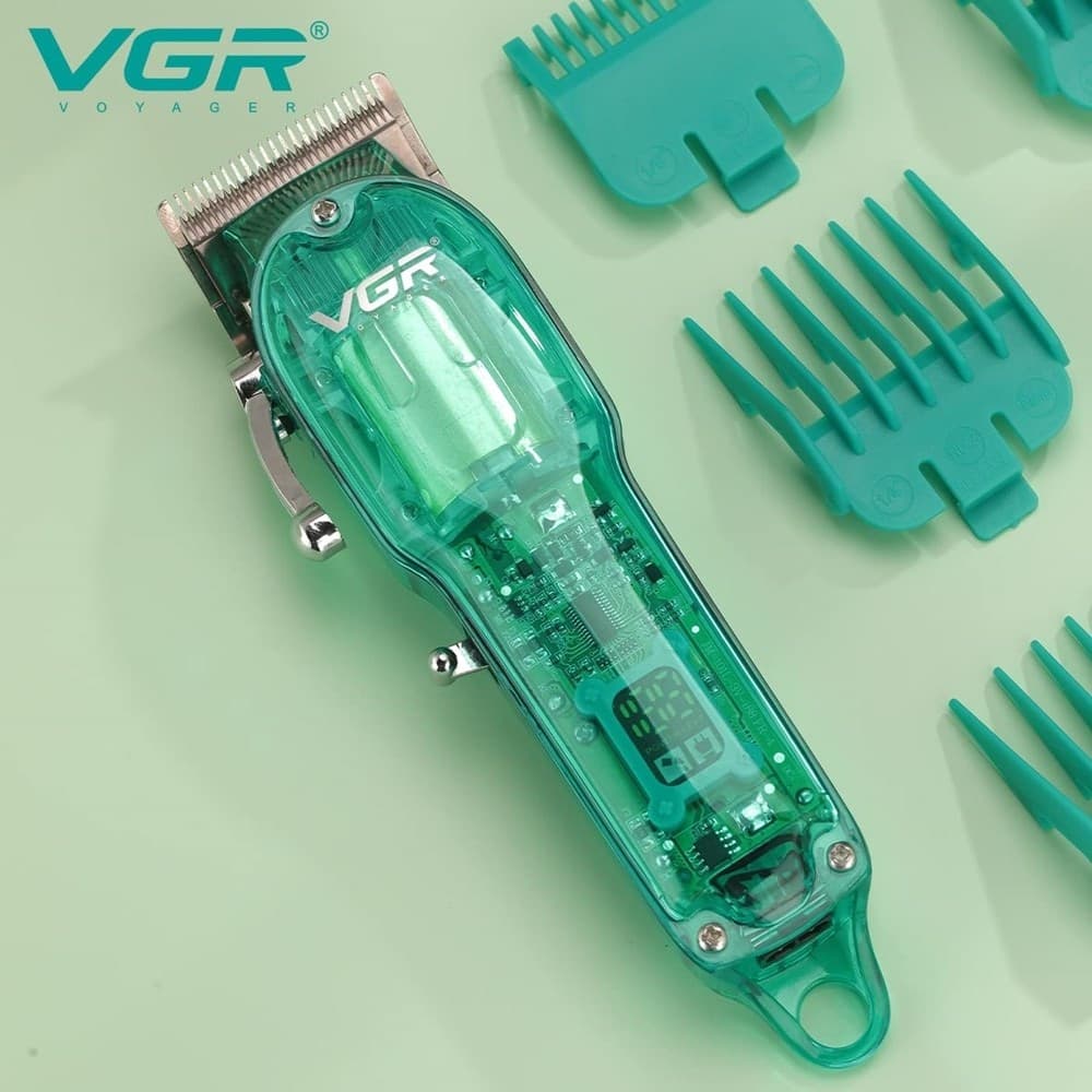 Tagliacapelli Professionale VGR V-660 | Rasoio Clipper Barber Uomo USB - 12