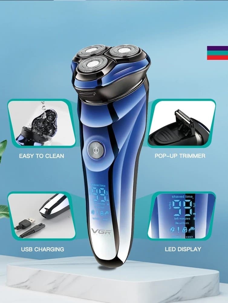 Tagliacapelli professionale Shaver VGR V-305 – Rasoio elettrico e trimmer barber - 11
