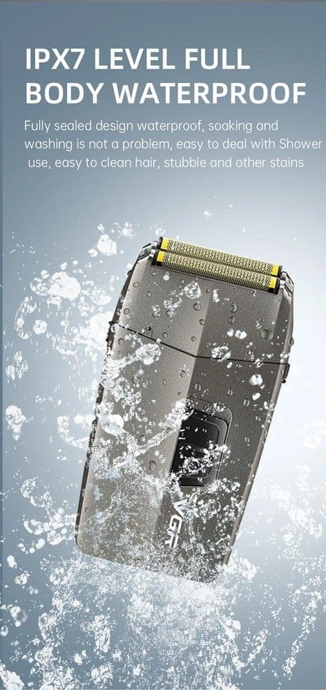 RASOIO 2IN1 TAGLIACAPELLI A BATTERIA RICARICABILE SENZA FILI PER BARBA USB V-086 - 10