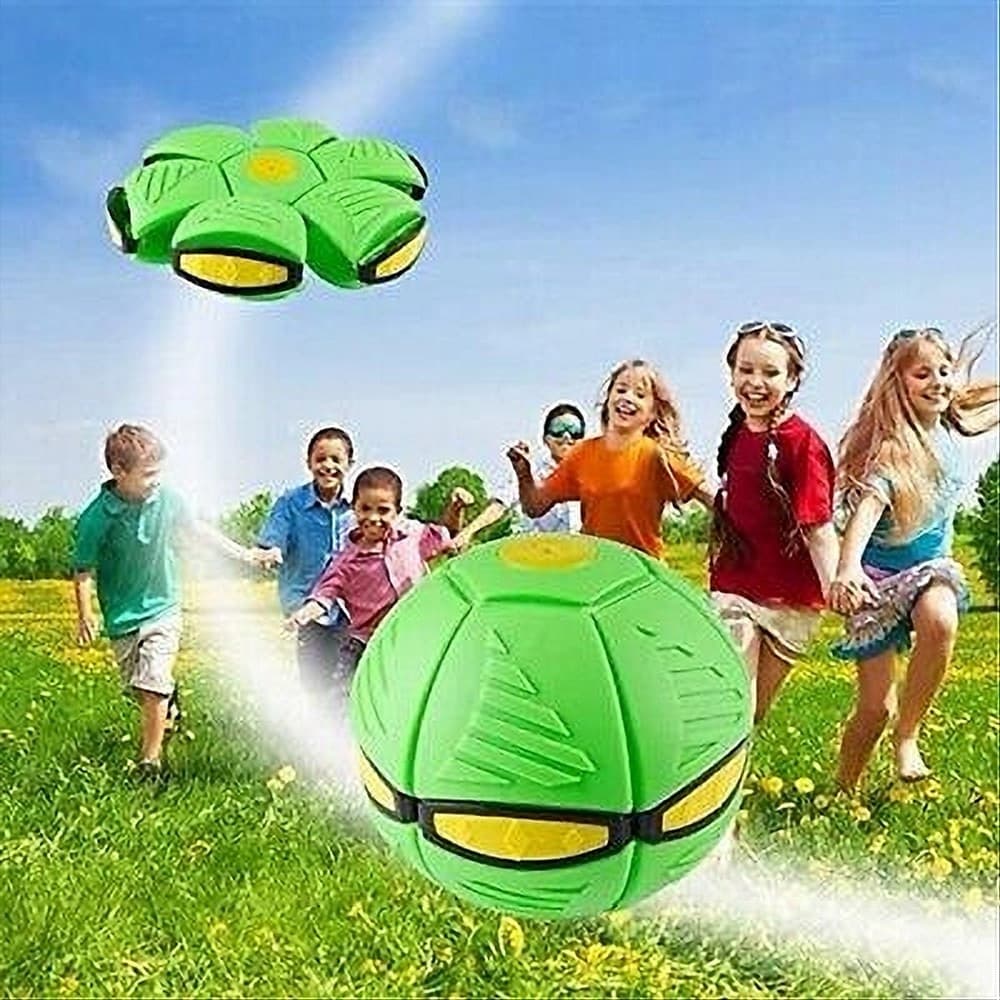 PALLA MAGICA VOLANTE SI TRASFORMA IN FRISBEE CON LUCE LED PER BAMBINI ANIMALI - 9