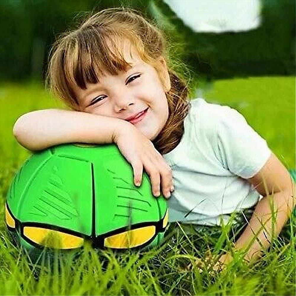 PALLA MAGICA VOLANTE SI TRASFORMA IN FRISBEE CON LUCE LED PER BAMBINI ANIMALI - 10