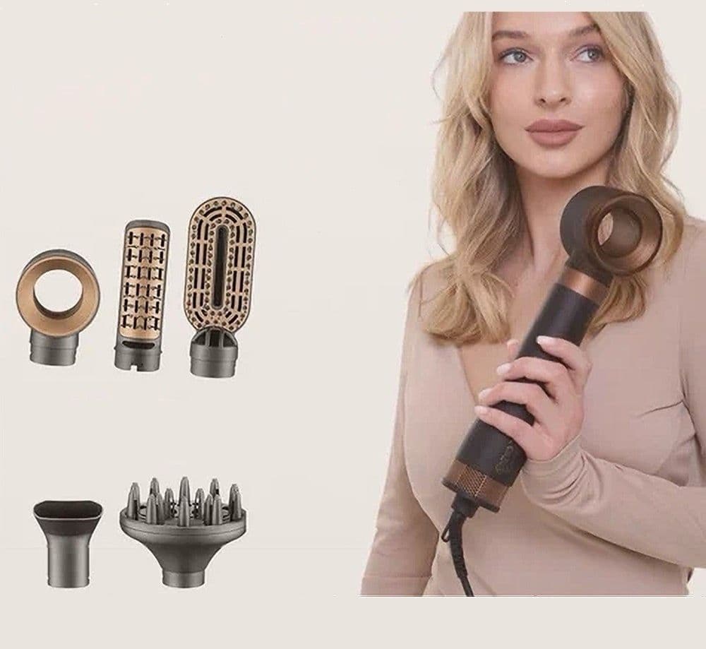 VGR V-491 Styler Aria Calda 6in1 1800W Spazzola Professionale Parrucchiere - 8
