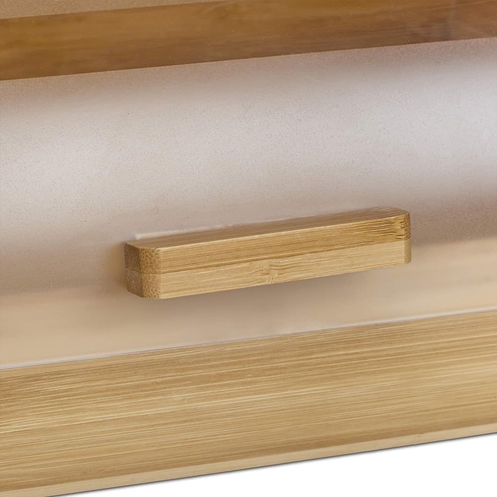 PORTAPANE A SCOMPARSA CASSETTA RICHIUDIBILE CON COPERCHIO 19 X 38 X 26 CM LEGNO - 5