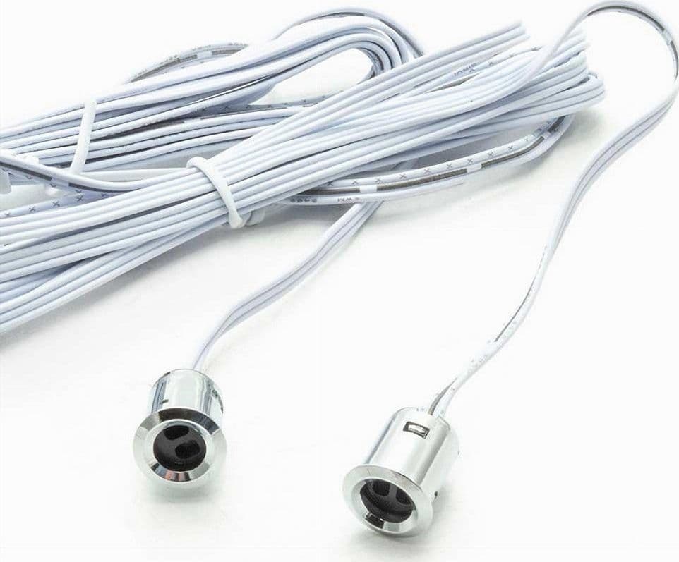 KIT DOPPIO SENSORE INTERRUTTORE PER LUCI STRIP LED MOBILI SENSORI 12/24V SEN-2PO - 6