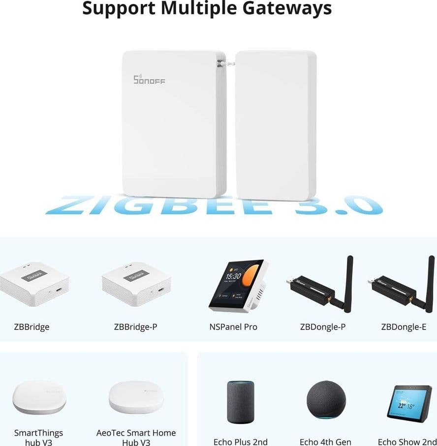 INTERRUTTORE MOTORE PER TENDE ZIGBEE AUTOMAZIONE DOMOTICA SMART SONOFF ZBCURTAIN - 11