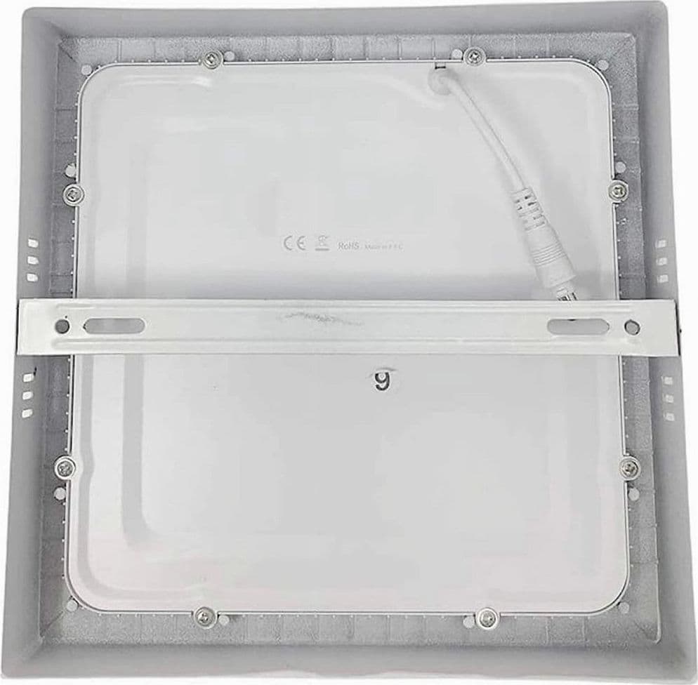 PLAFONIERA PANNELLO LED 12 WATT QUADRATO CCT TRE COLORAZIONE DI LUCE P170B-Q3C - 9