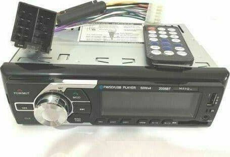 AUTORADIO STEREO PER AUTO BLUETOOTH RADIO FM MUSICA MP3 SD USB MMC CARD 2035BT - 3