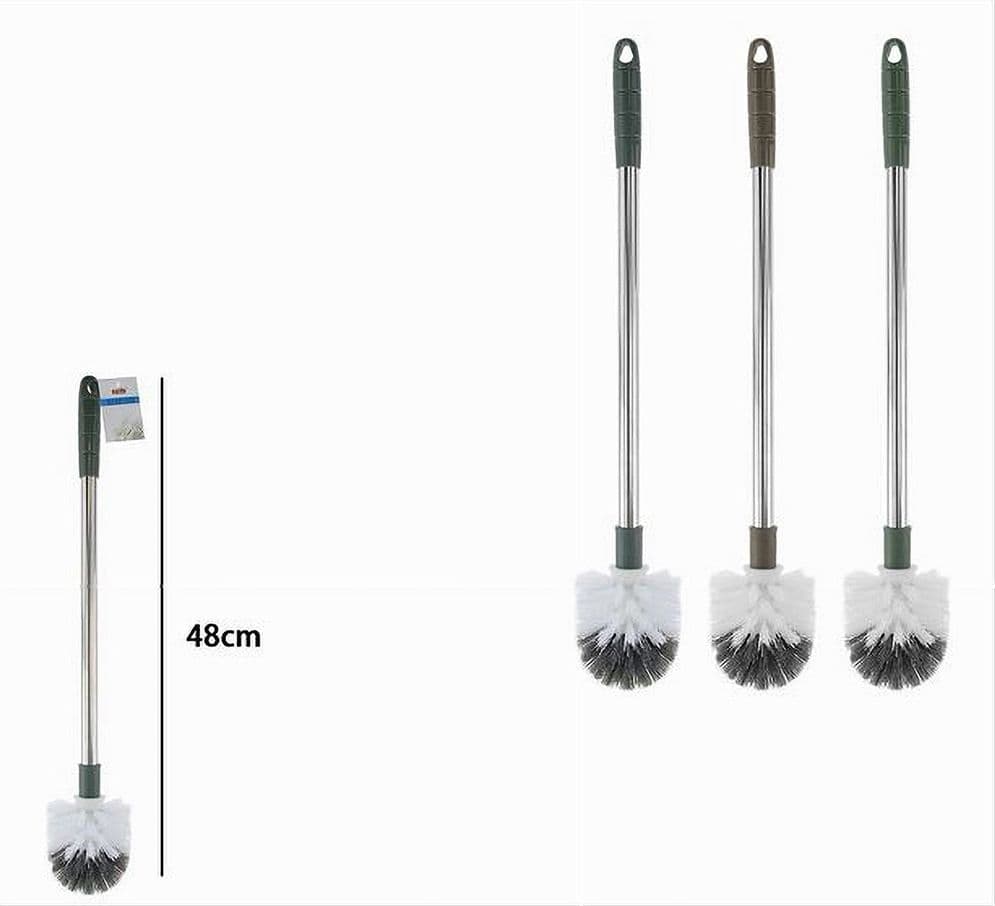 SCOPINO SCOPETTINO RICAMBIO SPAZZOLINO PER WATER WC BAGNO 48CM COLORI VARI 87270 - 2