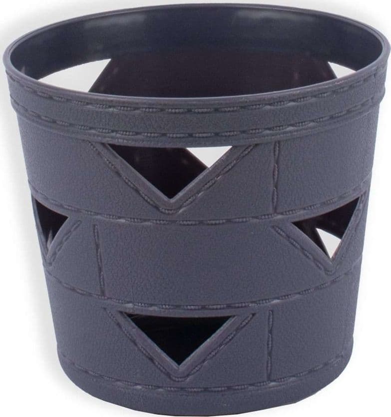 SET 3PZ CESTO CESTINO PORTAOGGETTI ORGANIZZATORE TONDO 10X10X9CM ASSORTITI 10711 - 2