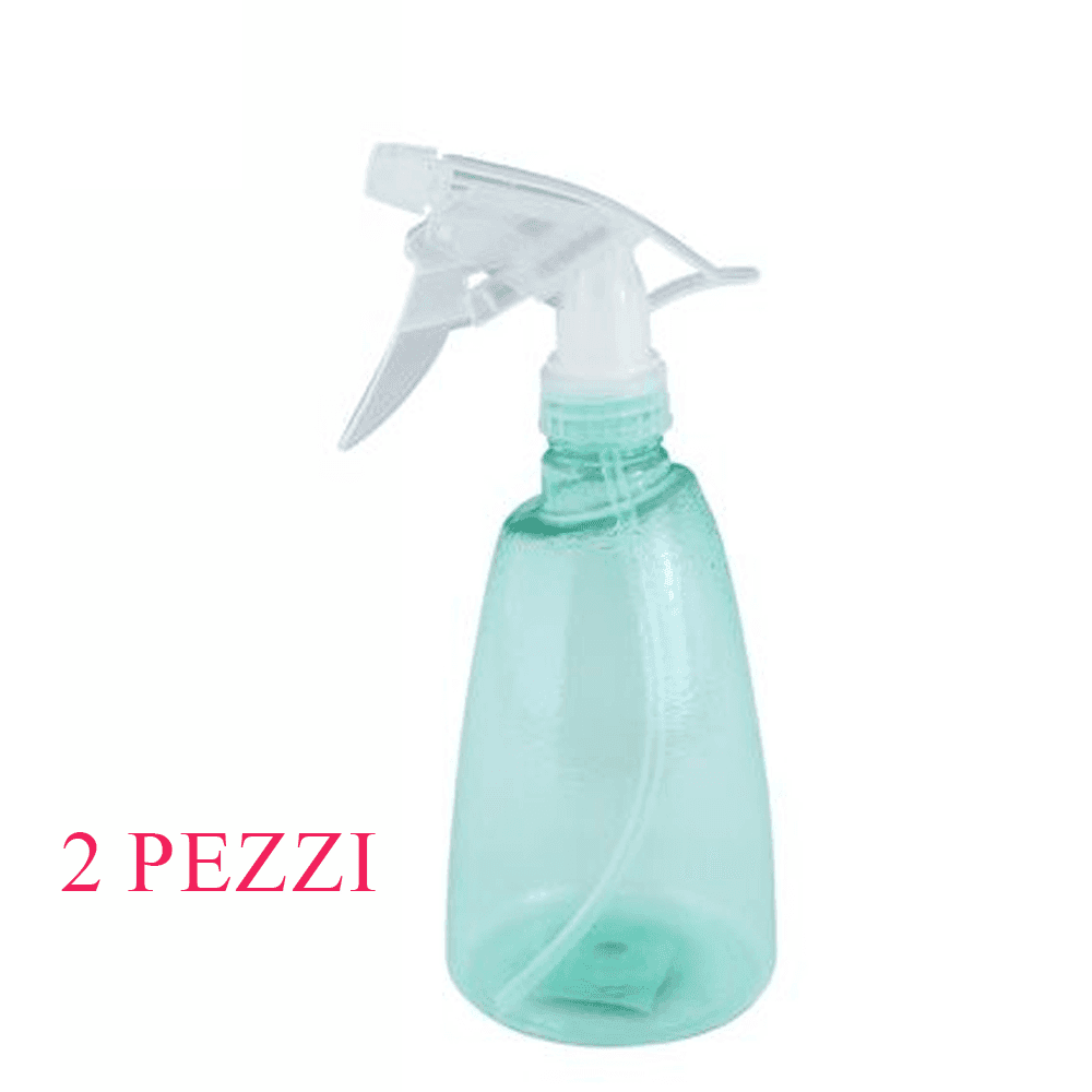 2PZ SPRUZZINO SATINATO SPRUZZATORE ANNAFFIATOIO VERTICALE VAPORIZZATORE 500 ML - 3
