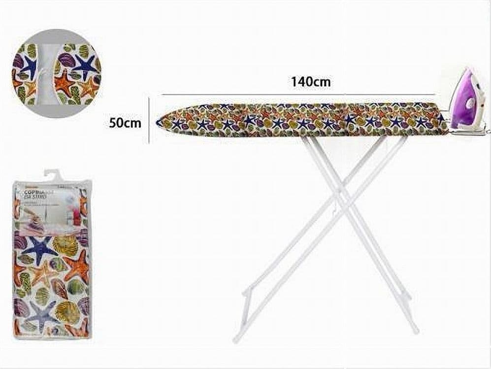 COPRIASSE DA STIRO IMBOTTITO TELO COPRI ASSE UNIVERSALE 140X50CM MOLLETTONE 59961 - 3