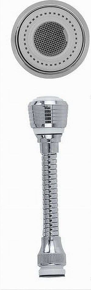 ROMPIGETTO AERATORE PER RUBINETTO LAVELLO CUCINA CROMATO FLESSIBILE 15 CM 69252 - 3