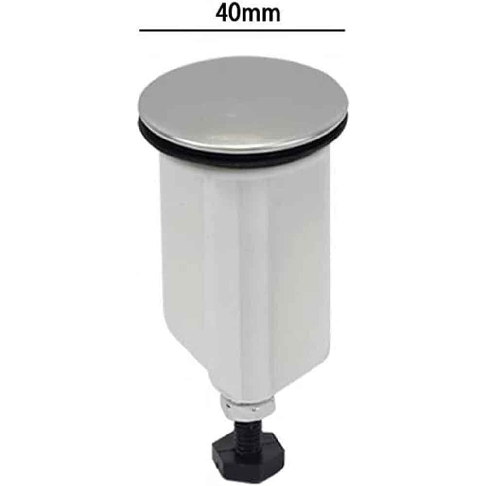 TAPPO PILETTA UNIVERSALE DI SCARICO IN OTTONE LUCIDO BAGNO LAVABO LAVANDINO 59969 - 3