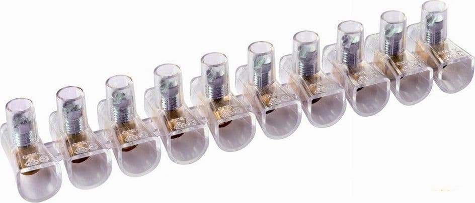 SET 50PZ MORSETTO A CAPPUCCIO UNIPOLARE TRASPARENTE PER CAVI SEZIONE 10MM MS-100 - 3