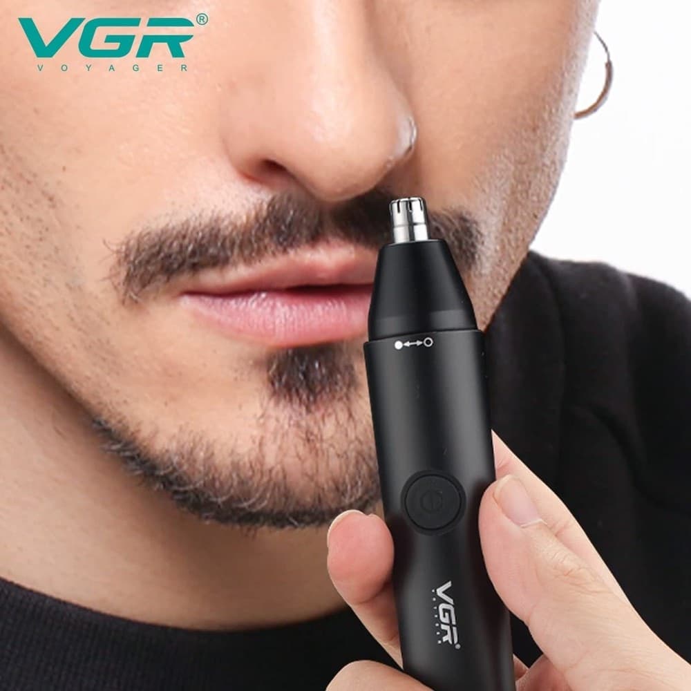 VGR V-613 Trimmer Professionale Naso Sopracciglia Tagliacapelli Barber - 11