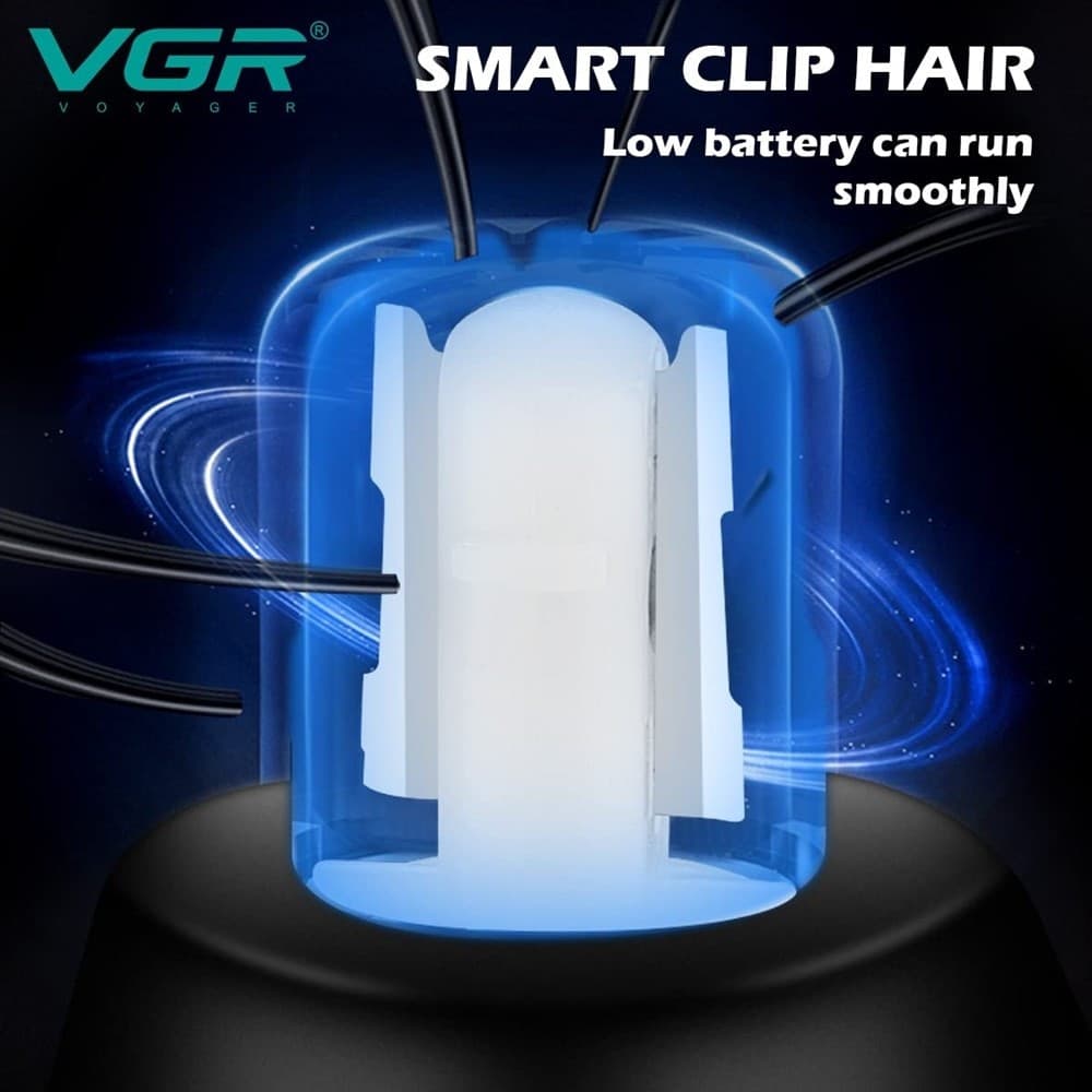 VGR V-613 Trimmer Professionale Naso Sopracciglia Tagliacapelli Barber - 10