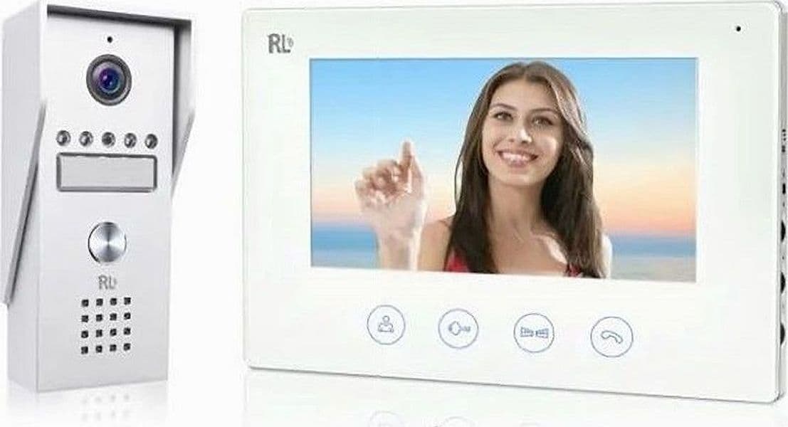 KIT VIDEOCITOFONO WIFI MONOFAMILIARE SMART MONITOR 7" WIRELESS 2 FILI APP SD-B17 - 6
