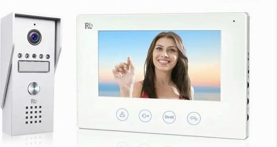 KIT VIDEOCITOFONO WIFI MONOFAMILIARE SMART MONITOR 7" WIRELESS 2 FILI APP SD-B17 - 6