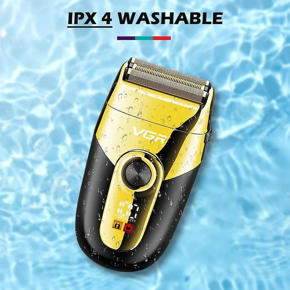 Tagliacapelli Professionale VGR V-383 | Rasoio Regolabarba Foil Shaver Barber - 10
