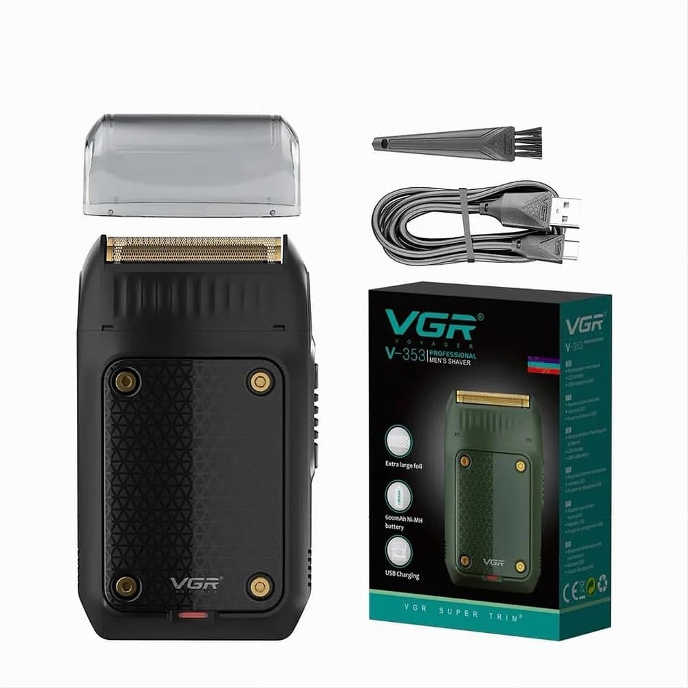 Rasoio Professionale VGR V-353 | Tagliacapelli,  Foil Shaver Barber, Precisione - 13