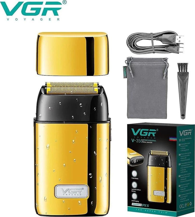 Tagliacapelli Professionale Foil Shaver VGR V-356 – Rasoio Elettrico Barber Uomo - 8