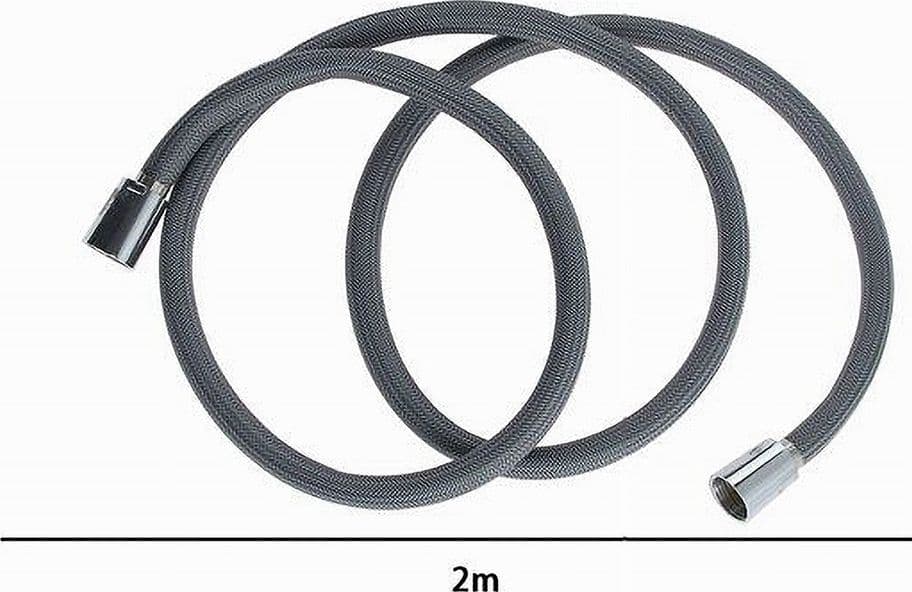 TUBO PER DOCCIA FLESSIBILE 2 METRI GRIGIO 200 CM BAGNO LACCIO DOCCETTA BOX 87286 - 2