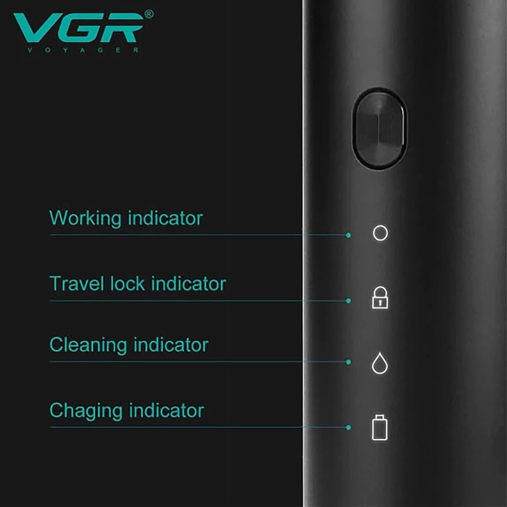 Tagliacapelli professionale VGR V-380 | Rasoio elettrico Foil Shaver barber - 11