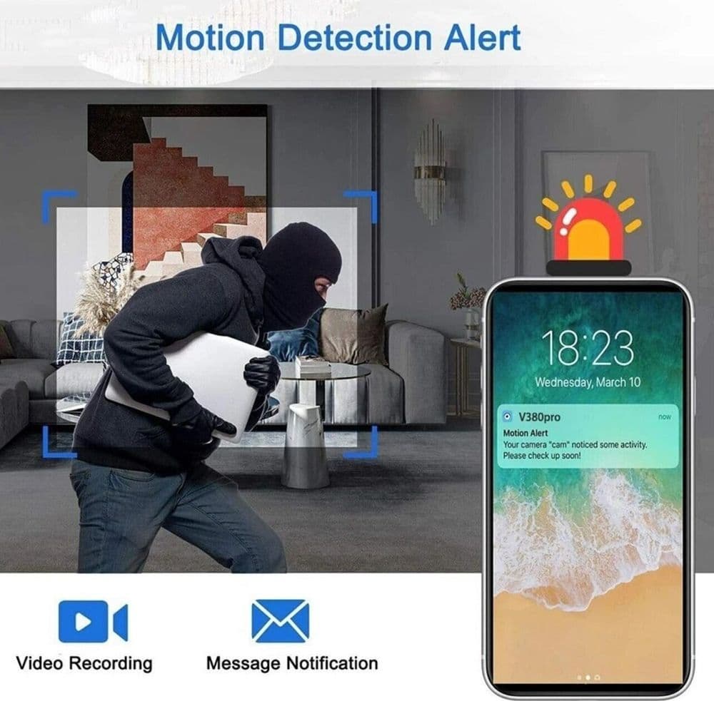 MINI MICRO CAMERA AUDIO VIDEO FULL HD APP IP NASCOSTA MICROCAM CMOS WIFI - 6