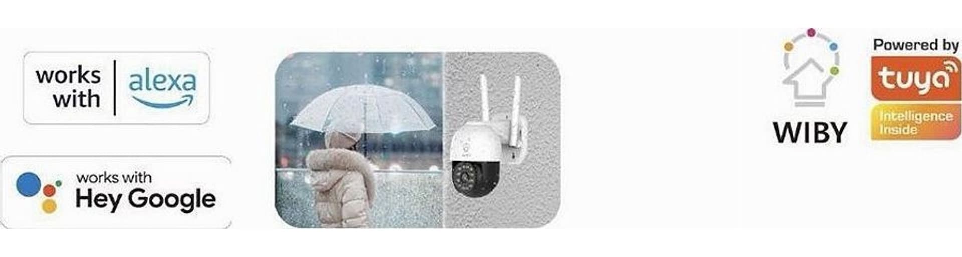 TELECAMERA SMART WIFI WIRELESS SORVEGLIANZA MOTORIZZATA PTZ ESTERNO TV-9825F-2MP - 3