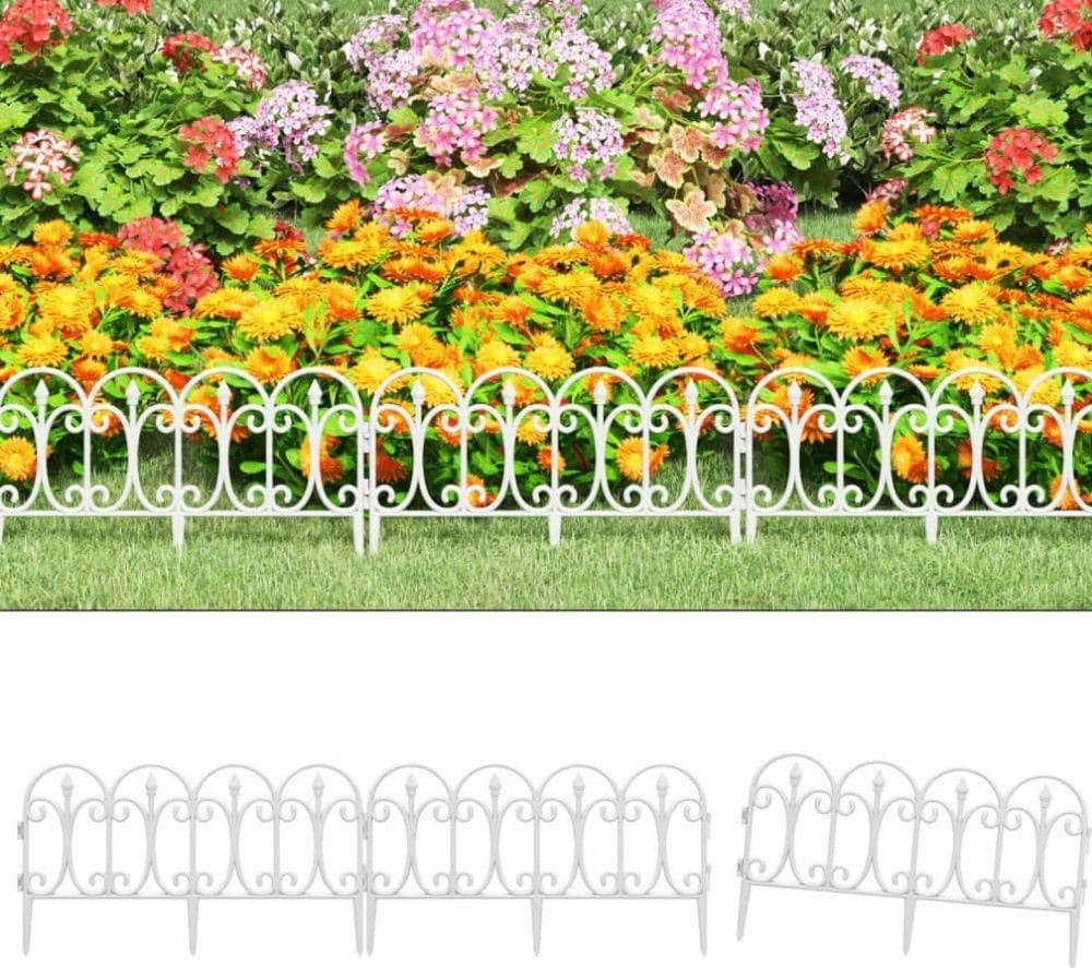 RECINZIONE PER GIARDINO STECCATO BORDO PER PRATO IN POLIPROPILENE DIM 32X60CM - 2