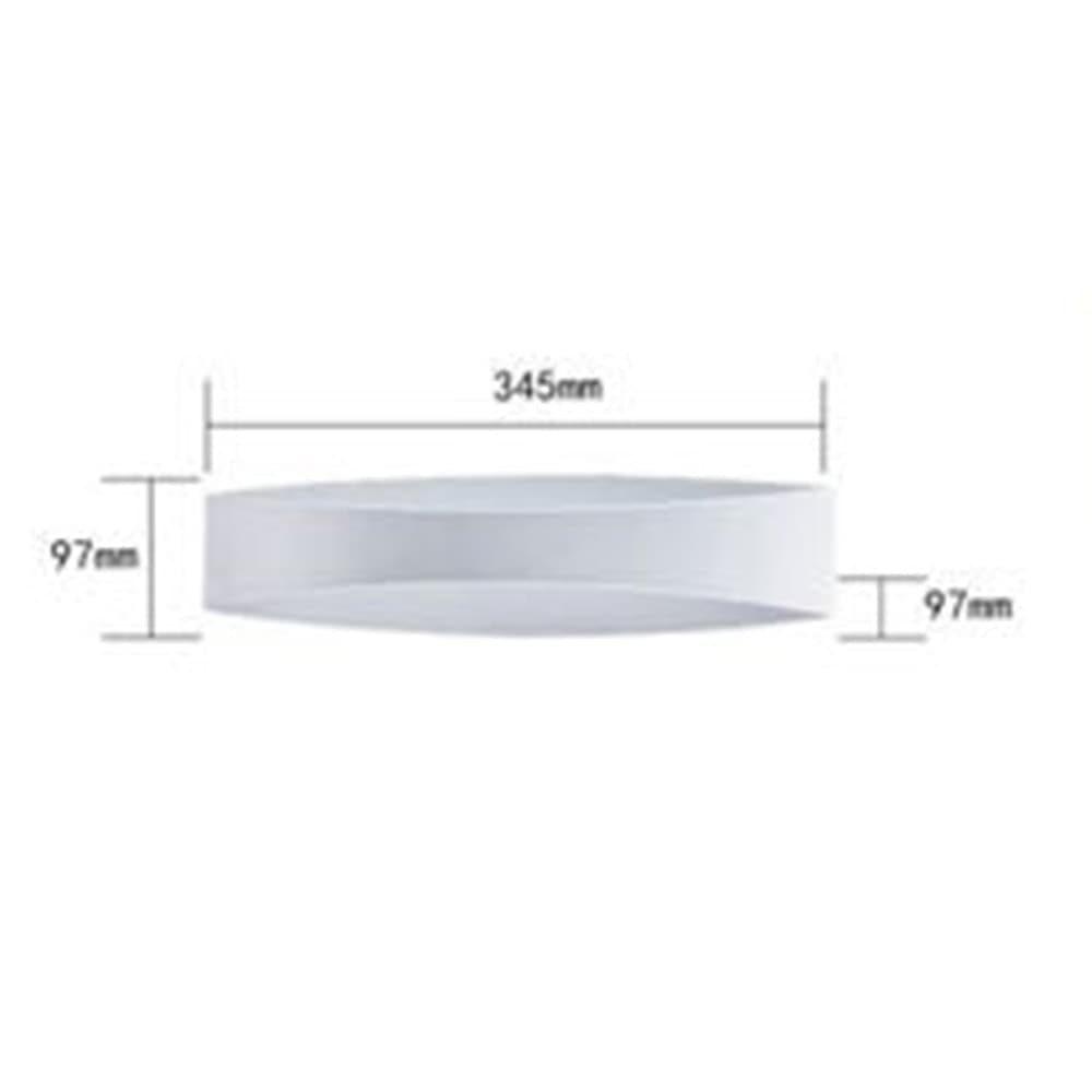 APPLIQUE LED DA MURO 12W UP & DOWN IN ALLUMINIO BIANCO 3 TEMPERATURE LUCE E59-B3C - 7