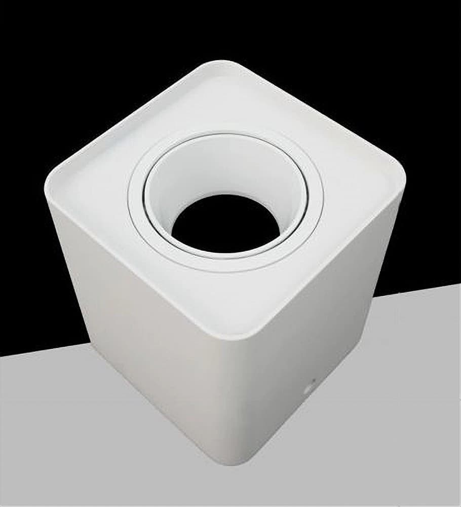 PORTAFARETTO ORIENTABILE DA SOFFITTO BIANCO PER FARETTO GU10 / GU5.3 P34-GU10-B1 - 9