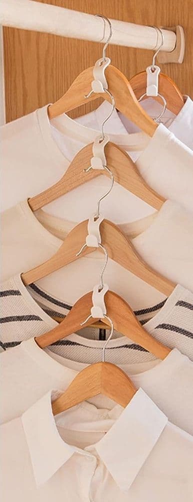 SET 6PZ CONNETTORE APPENDIABITI COLLEGAMENTO GANCI GRUCCE APPENDINI SALVASPAZIO 87355 - 9