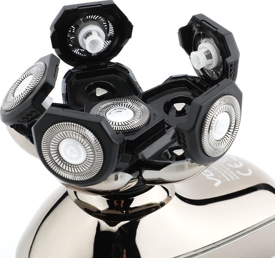 Tagliacapelli professionale VGR V-320 – Rasoio 5in1 Rotary Shaver Barber LED - 10