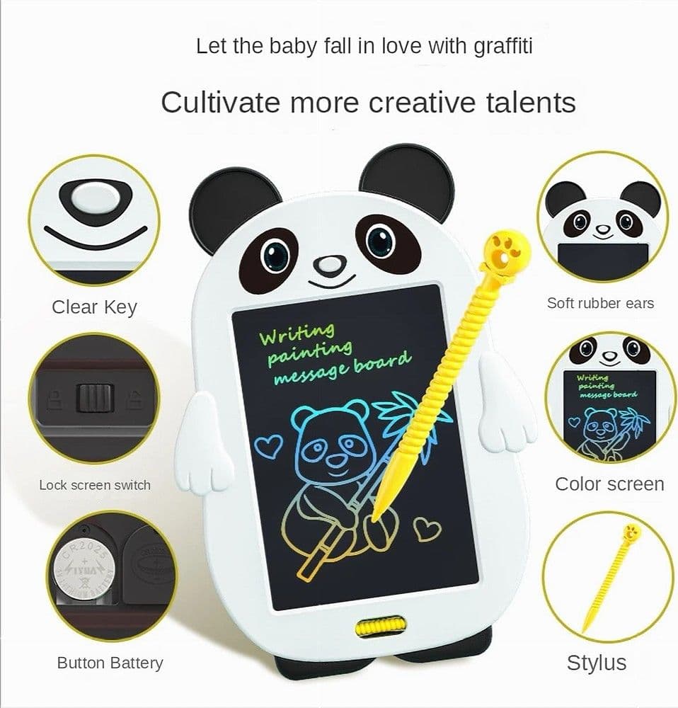 TAVOLETTA DA DISEGNO ELETTRONICA PER BAMBINI LCD COLORE SCRITTURA INTERATTIVA - 16