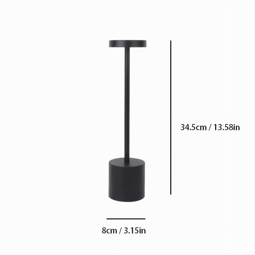 LAMPADA DA TAVOLO MODERNA RICARICABILE USB TOUCH PORTATILE LUMINOSITÀ REGOLABILE - 8