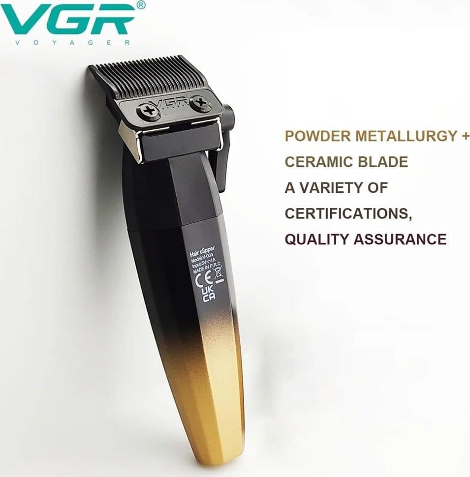 Tagliacapelli Professionale VGR V-003 Clipper Barber Motore 9000RPM - 15