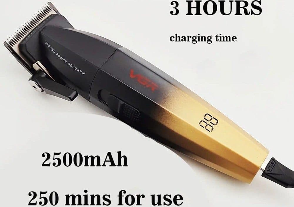 Tagliacapelli Professionale VGR V-003 Clipper Barber Motore 9000RPM - 16