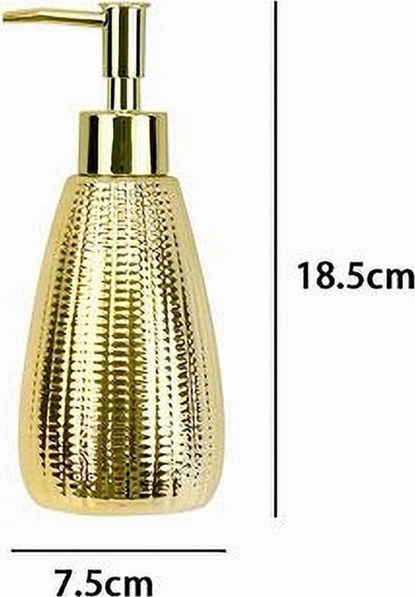 DISPENSER PER SAPONE LIQUIDO PER LAVANDINO ORO ACCESSORIO ARREDO DA BAGNO 59918 - 3