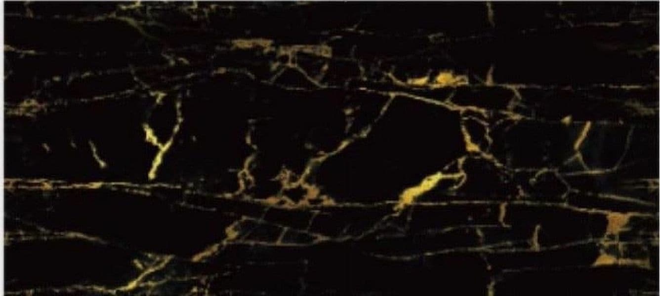 PANNELLO ADESIVO EFFETTO MARMO NERO DORATO PARETI PARASCHIZZI 300 X 60 CM STANZA - 3