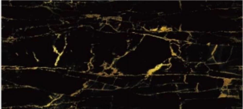 PANNELLO ADESIVO EFFETTO MARMO NERO DORATO PARETI PARASCHIZZI 300 X 60 CM STANZA - 3
