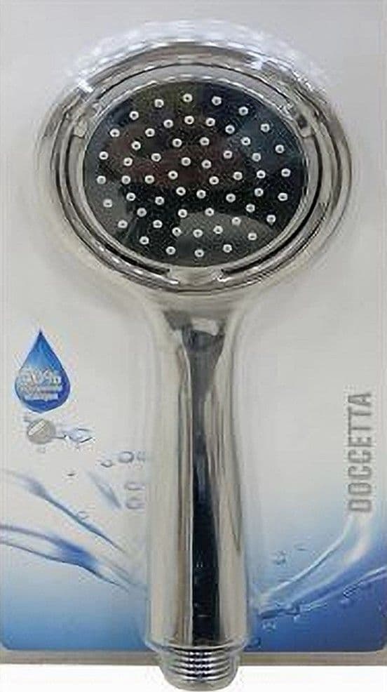 SOFFIONE DOCCIA ROTONDO 1 MODALITÀ BAGNO DOCCETTA DOCCINO CORNETTA MODERNO 59170 - 4