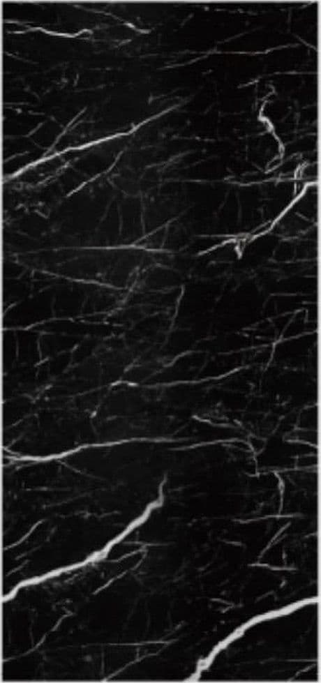 PANNELLO ADESIVO EFFETTO MARMO NERO ARGENTO PARETI PARASCHIZZI 300 X 60CM STANZA - 3
