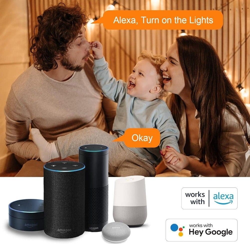 LAMPADINA A FILAMENTO LED INTELLIGENTE WIFI ST64-SF E27 4,9W 1800LM ALEXA GOOGLE - 9