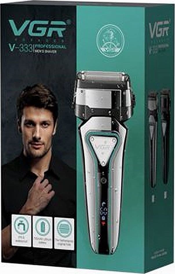 VGR V-333 Foil Shaver Rasoio Professionale Barber Trimmer Rasatura Zero - 10